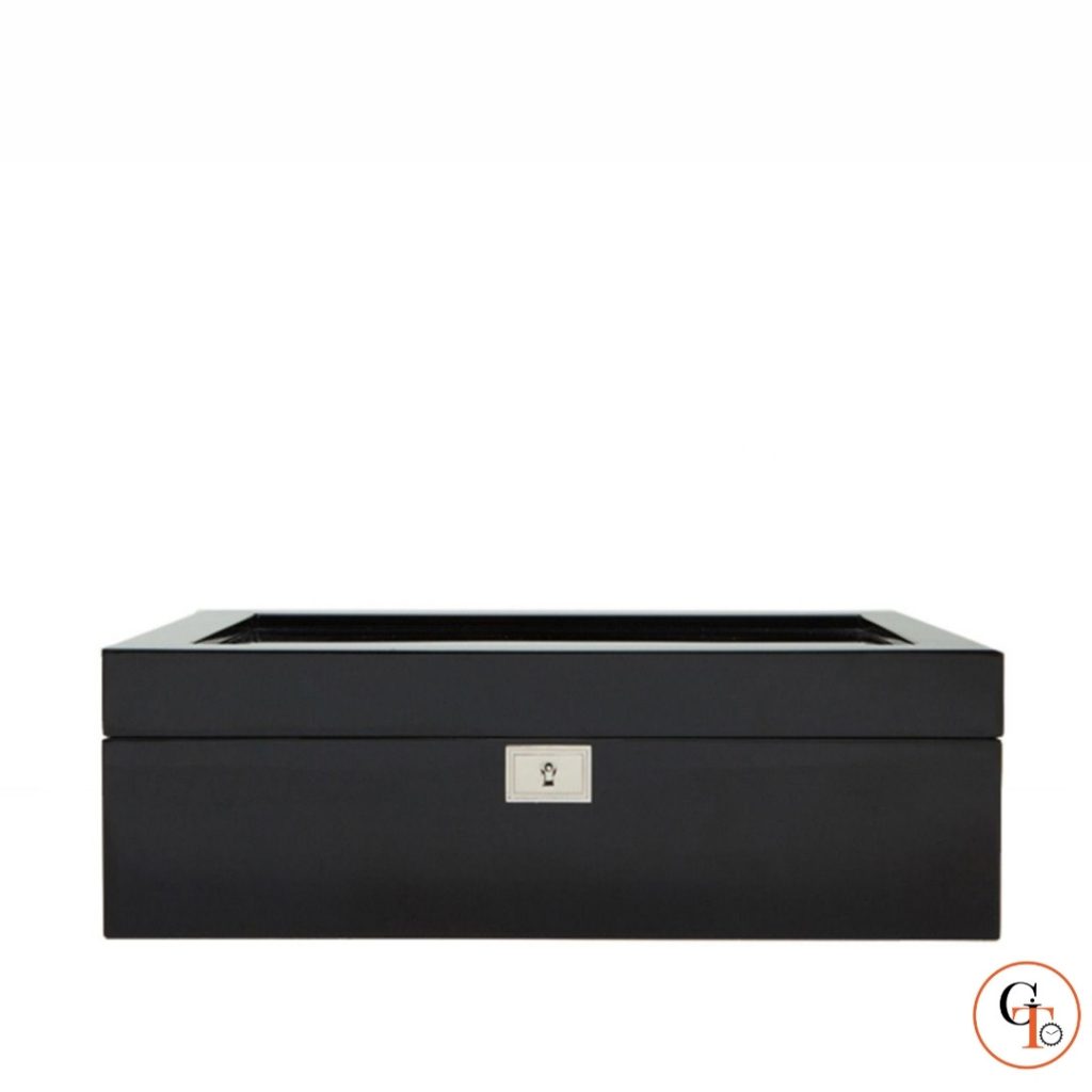 WOLF – SAVOY 10 PIECE WATCH BOX, BLACK – 461670