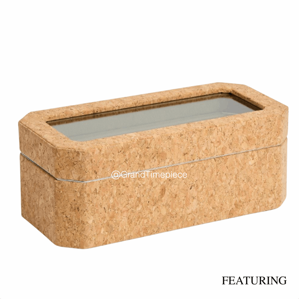 WOLF CORTICA 4 PIECE WATCH BOX  – NATURAL CORK 668261