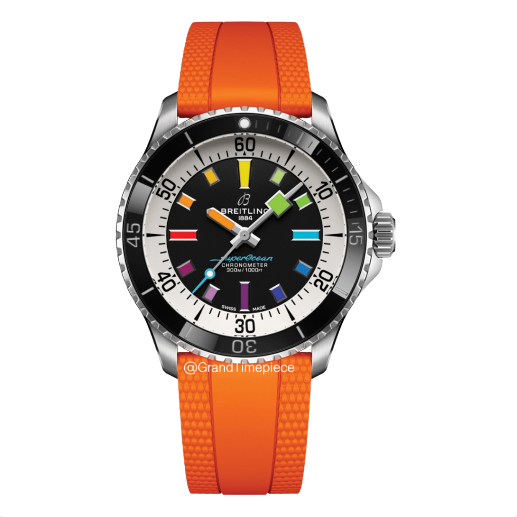 BREITLING SUPEROCEAN HERITAGE II “RAINBOW” 42MM – A17375211B2S4 UNWORN