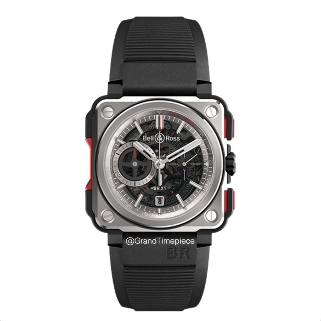BELL & ROSS BR-X1 SKELETON CHRONOGRAPH 45MM – BR X1-CE-TI-RED