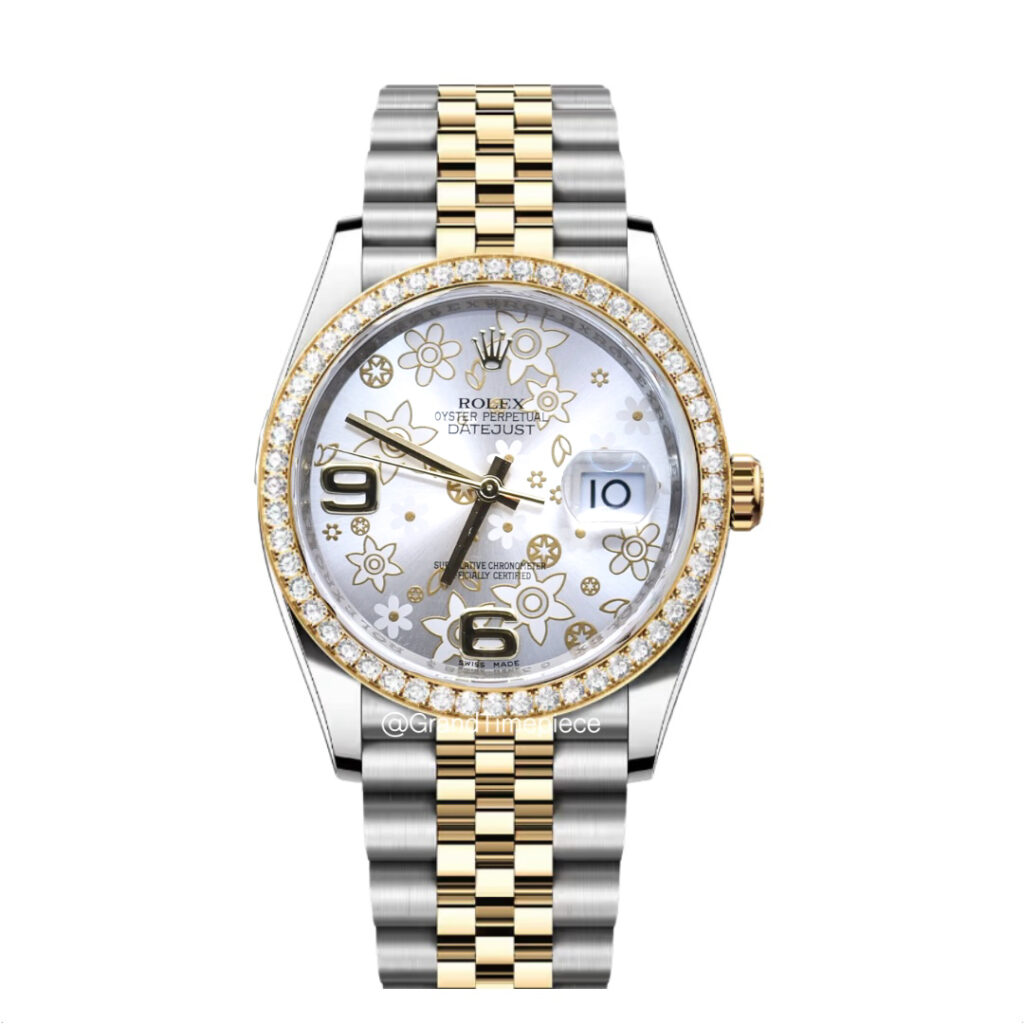 ROLEX DATEJUST FLOWER DIAL 36MM – 116243
